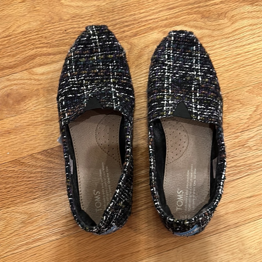 Tweed toms flats